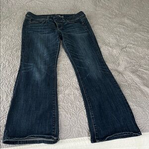 AE Low-rise Dark Blue Original Bootcut Jeans